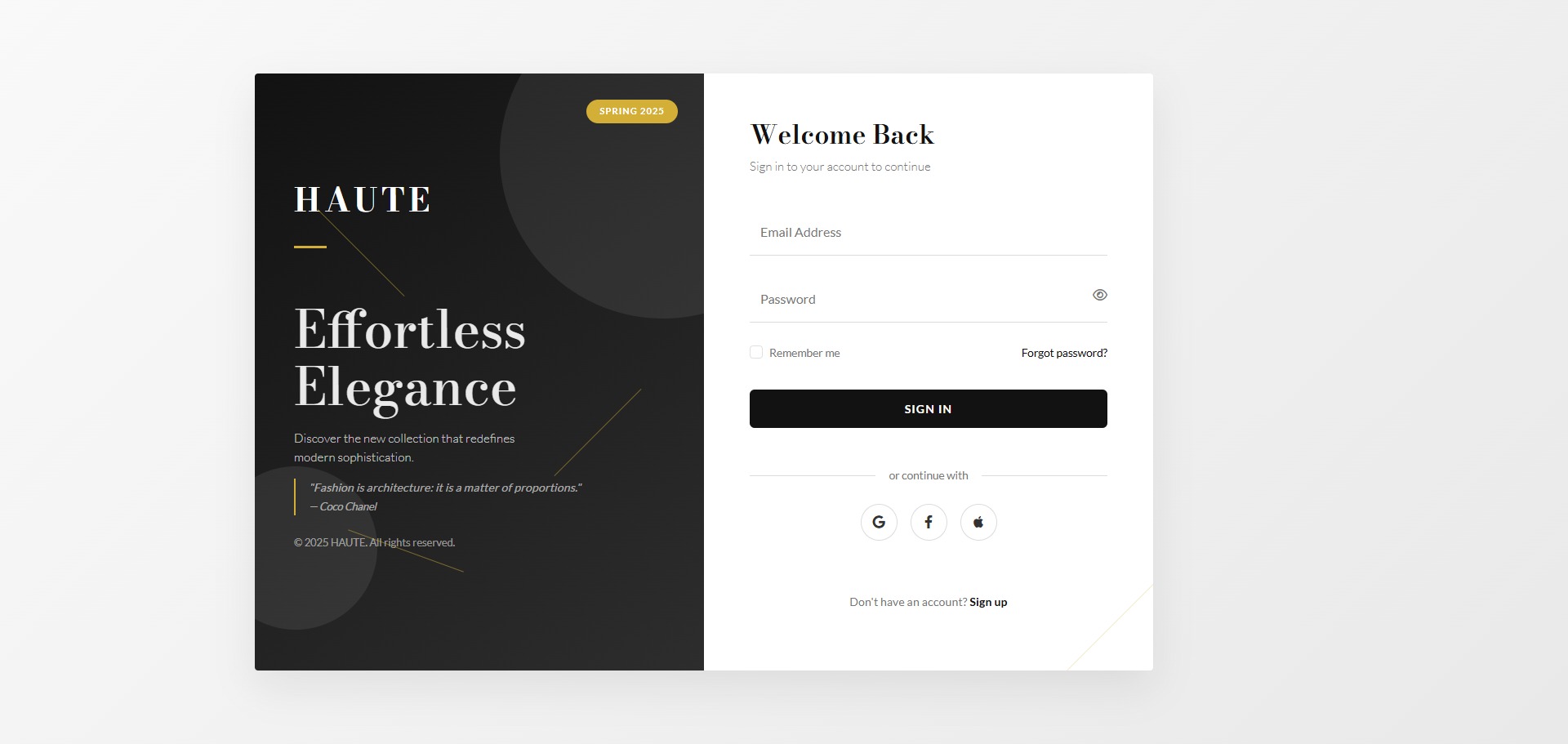 Login Form Preview